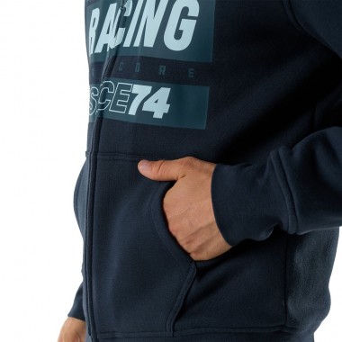 FOX SINCE 74 SASQUATCH ZIP HOODIE MIDNIGHT
