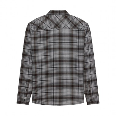 FOX SURVIVALIST CORE FLANNEL LS SHIRT STEEL GREY