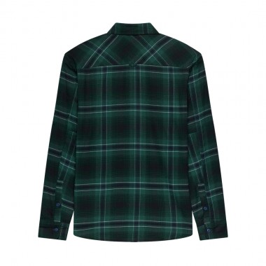 FOX SURVIVALIST STRETCH FLANNEL LS SHIRT DEEP FERN