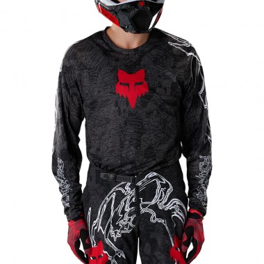 FOX 180 ABYSS JERSEY BLACK