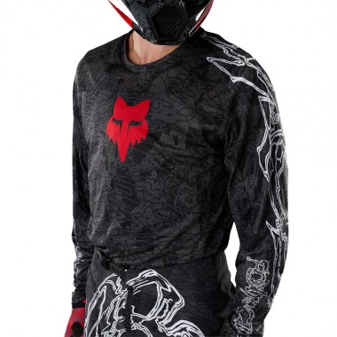 FOX 180 ABYSS JERSEY BLACK