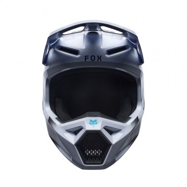 FOX V1 CLUTCH HELMET WHITE/BLACK