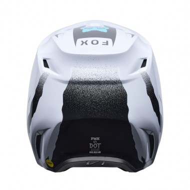 FOX V1 CLUTCH HELMET WHITE/BLACK