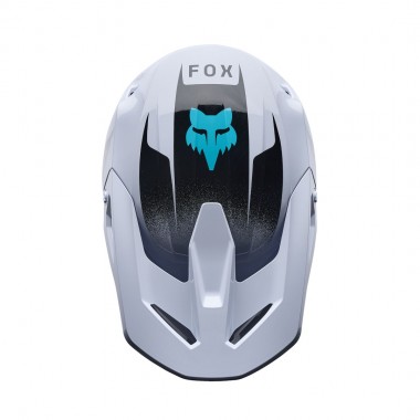 FOX V1 CLUTCH HELMET WHITE/BLACK