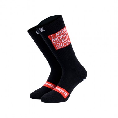 BEE UNUSUAL OG I NEED MONEY FT PREMIUM SOCKS BLACK