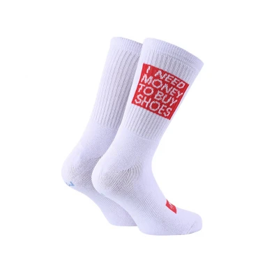 BEE UNUSUAL OG I NEED MONEY FT PREMIUM SOCKS WHITE
