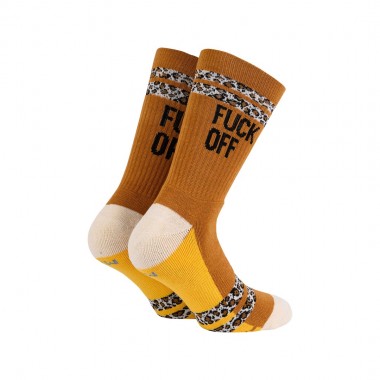 BEE UNUSUAL OG SAFARI FUCK OFF FT PREMIUM SOCKS ORANGE