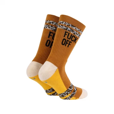 BEE UNUSUAL OG SAFARI FUCK OFF FT PREMIUM SOCKS ORANGE