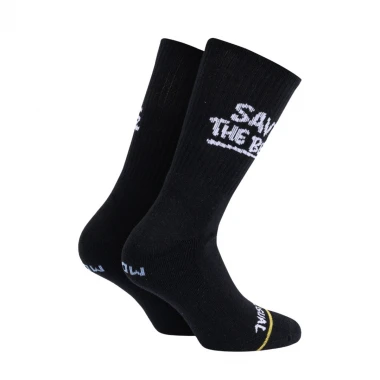 BEE UNUSUAL SAVE THE BESS HT SOCKS BLACK