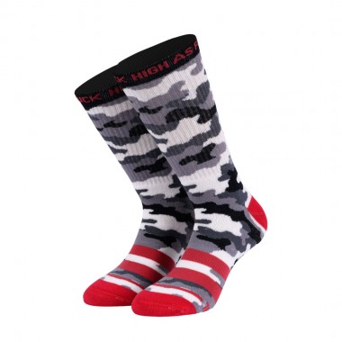 BEE UNUSUAL HIGH AF FT WINTER CAMO SOCKS MULTICOLOR