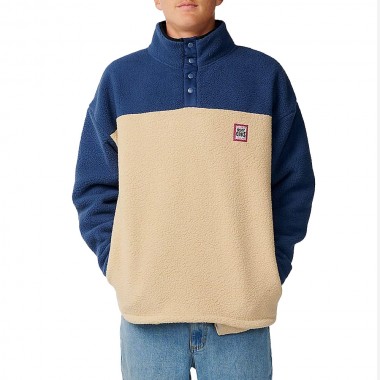 RIP CURL STREAMLINE HALF COLAR POLAR FLEECE KHAKI SAND