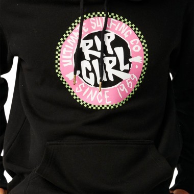 RIP CURL STREAMLINE HOODIE BLACK