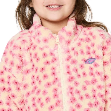 RIP CURL PARTY WAVE K POLAR ZIP FLEECE PEACH