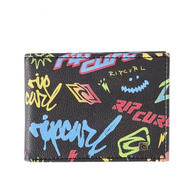 RIP CURL SESSIONS PU SLIM BI-FOLD WALLET MULTICO