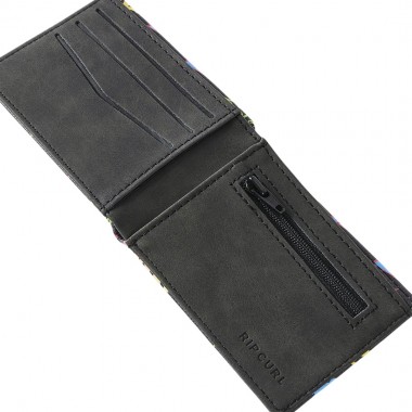 RIP CURL SESSIONS PU SLIM BI-FOLD WALLET MULTICO