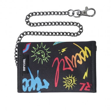 RIP CURL SESSIONS CHAIN TRI-FOLD SURF WALLET MULTICO