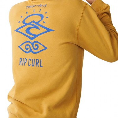 RIP CURL SEARCH ICON HOODIE MUSTARD GOLD