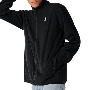RIP CURL S-SERIES ZIP CREW POLAR FLEECE BLACK