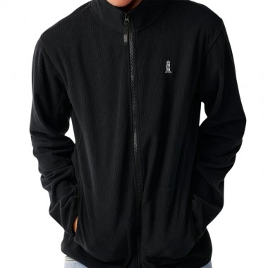 RIP CURL S-SERIES ZIP CREW POLAR FLEECE BLACK