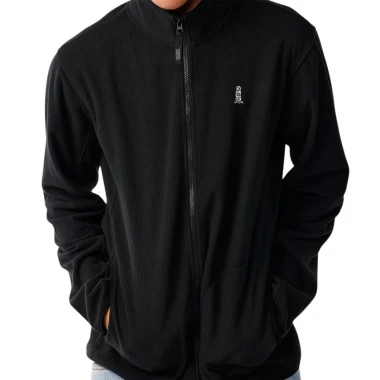 RIP CURL S-SERIES ZIP CREW POLAR FLEECE BLACK