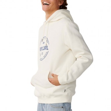RIP CURL STAPLE HOODIE BONE