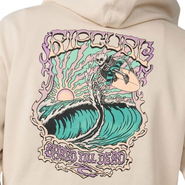 RIP CURL AIR SHRED HOODIE VINTAGE WHITE
