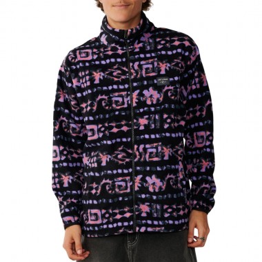 RIP CURL SESSIONS ZIP POLAR FLEECE BLACK