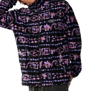 RIP CURL SESSIONS ZIP POLAR FLEECE BLACK