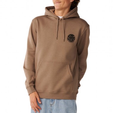 RIP CURL WETSUIT ICON HOODIE WALNUT