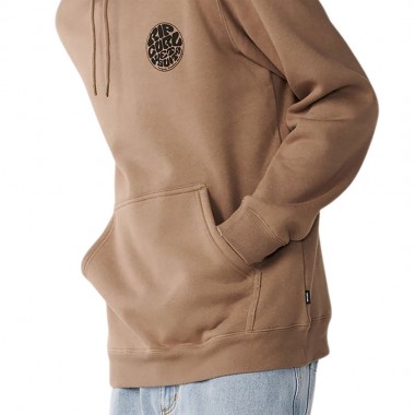 RIP CURL WETSUIT ICON HOODIE WALNUT