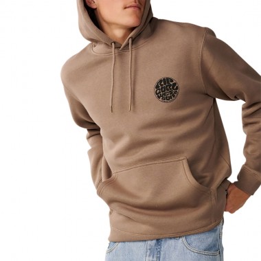 RIP CURL WETSUIT ICON HOODIE WALNUT
