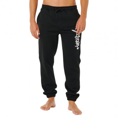RIP CURL ICONS OF SURF TRACKPANTS BLACK/BLACK