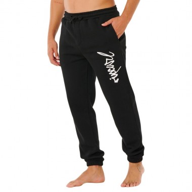 RIP CURL ICONS OF SURF TRACKPANTS BLACK/BLACK
