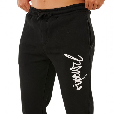 RIP CURL ICONS OF SURF TRACKPANTS BLACK/BLACK