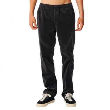 RIP CURL CLASSIC SURF CORD BEACH PANTS WASHED BLACK