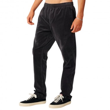 RIP CURL CLASSIC SURF CORD BEACH PANTS WASHED BLACK