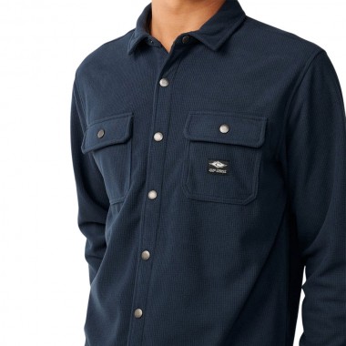 RIP CURL SESSIONS POLAR FLEECE LS SHIRT DARK NAVY