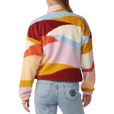 RIP CURL RETRO SWELL STANDARD W ZIP POLAR FLEECE MULTI