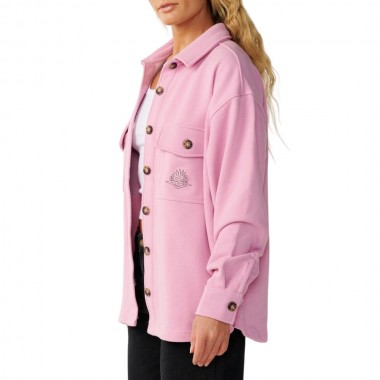 RIP CURL RETRO SWELL W FLEECE OVERSHIRT LILAC