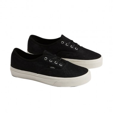 VANS AUTHENTIC LACED SHOES BLACK