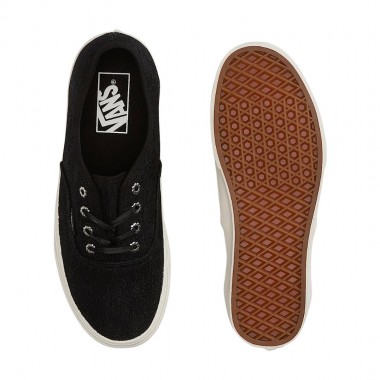 VANS AUTHENTIC LACED SHOES BLACK