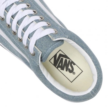 VANS OLD SKOOL DENIM SHOES BLUE/WHITE
