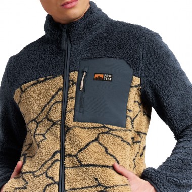 PROTEST PRTLEGACY OUTDOOR FULL ZIP FLEECE BAMBOO BEIGE