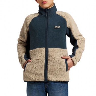 PROTEST PRTLUC JR FULL ZIP FLEECE TWILIGHT NAVY
