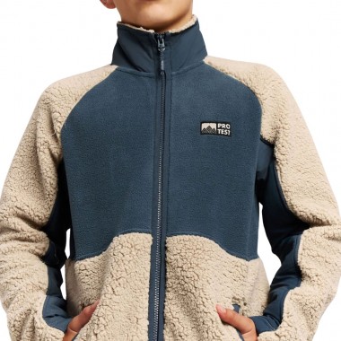 PROTEST PRTLUC JR FULL ZIP FLEECE TWILIGHT NAVY
