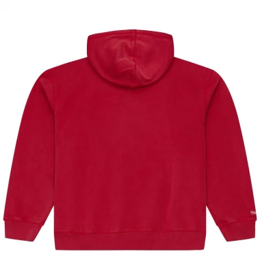 MITCHELL & NESS NBA CORE ESS CHICAGO BULLS HOODIE SCARLET