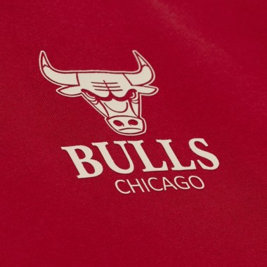 MITCHELL & NESS NBA CORE ESS CHICAGO BULLS HOODIE SCARLET
