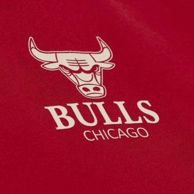 MITCHELL & NESS NBA CORE ESS CHICAGO BULLS HOODIE SCARLET