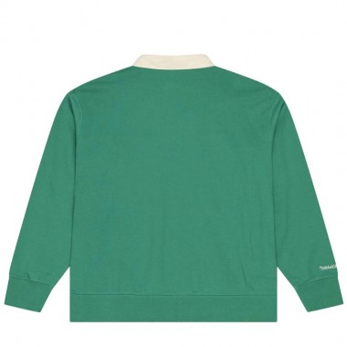 MITCHELL & NESS NBA RETRO ROOTS CELTICS FT POLO KELLY GREEN