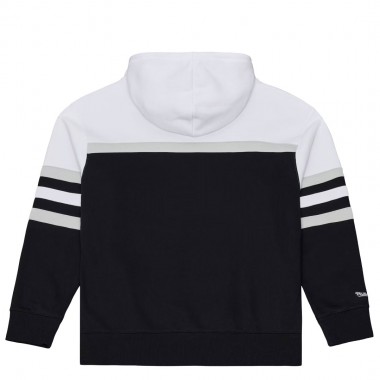 MITCHELL & NESS NFL RAIDERS TEAM COLOR HEAD COACH HOODIE BLACK